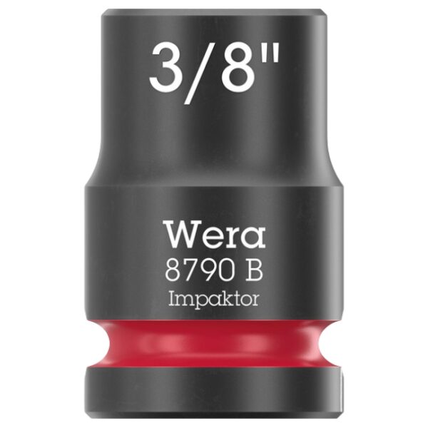 Wera 005516 8790 B IMPAKTOR 38 Drive x 38 6-Point SAE Impact Socket Wera 005516 8790 B IMPAKTOR 3/8" Drive x 3/8" 6-Point SAE Impact Socket