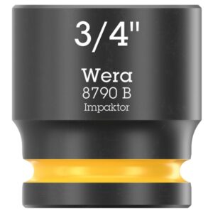Wera 005522 8790 B IMPAKTOR  3/8" Drive x 3/4" 6-Point SAE Impact Socket