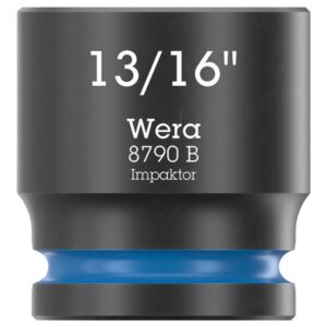Wera 005523 8790 B IMPAKTOR  3/8" Drive x 13/16" 6-Point SAE Impact Socket
