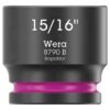 Wera 005525 8790 B IMPAKTOR 38 Drive x 1516 6-Point SAE Impact Socket Wera 005525 8790 B IMPAKTOR 3/8" Drive x 15/16" 6-Point SAE Impact Socket