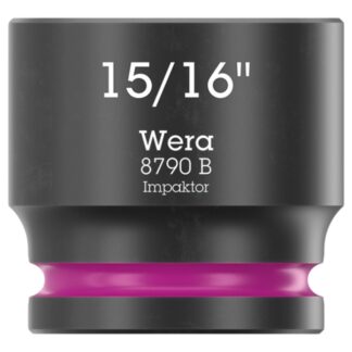 Wera 005525 8790 B IMPAKTOR  3/8" Drive x 15/16" 6-Point SAE Impact Socket