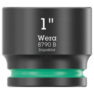 Wera 005526 8790 B IMPAKTOR  3/8" Drive x 1" 6-Point SAE Impact Socket