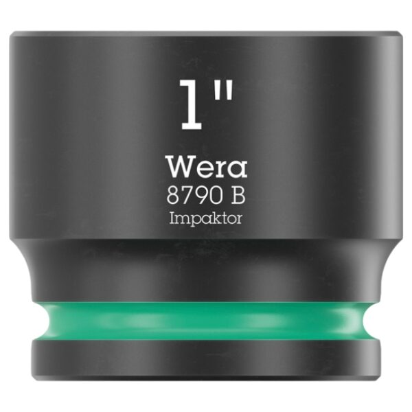 Wera 005526 8790 B IMPAKTOR 38 Drive x 1 6-Point SAE Impact Socket Wera 005526 8790 B IMPAKTOR 3/8" Drive x 1" 6-Point SAE Impact Socket