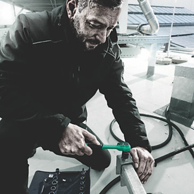 Wera 005530 8100 SB 12 ZYKLOP 3/8" Drive Comfort Ratchet with Reversing