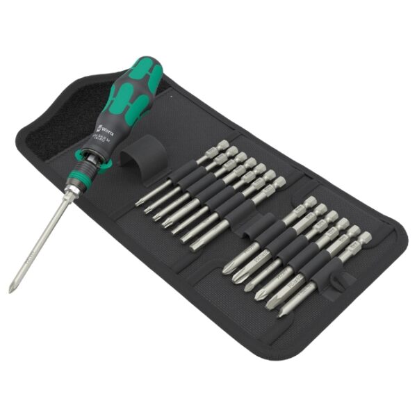 Wera 051061 838 RA-R M KRAFTFORM KOMPAKT Metric Screwdriver Set 15-Piece Wera 051061 838 RA-R M KRAFTFORM KOMPAKT Metric Screwdriver Set 15-Piece