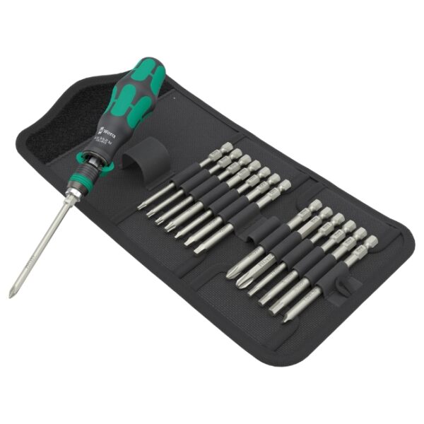 Wera 051066 838 RA-R M KRAFTFORM KOMPAKT SAE Screwdriver Set 15-Piece Wera 051066 838 RA-R M KRAFTFORM KOMPAKT SAE Screwdriver Set 15-Piece