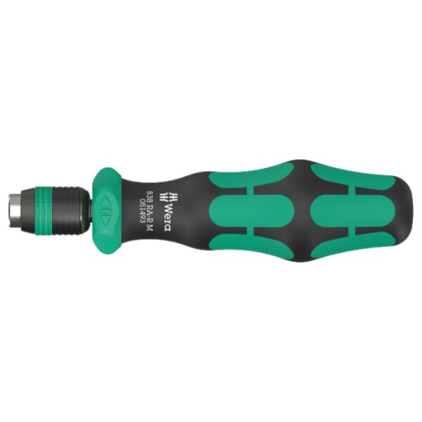 Wera 051493 838 RA-R M 1/4" Hex Drive Ratcheting Bitholding Screwdriver