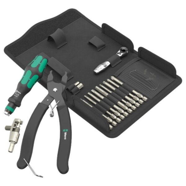 Wera 136042 9532 Workshop Bicycle and Chain Repair Set 20-Piece