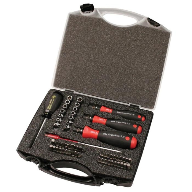 Wiha 28589 59-Piece TORQUEVARIO Bit Set