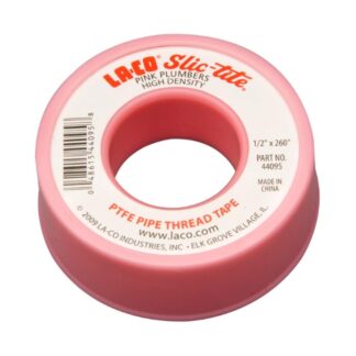 La-Co 44095 SLIC-TITE 1/2" x 540" Premium-Grade Thread Tape PTFE