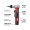 Milwaukee 2432-22 M12 ProPEX Expansion Tool Kit