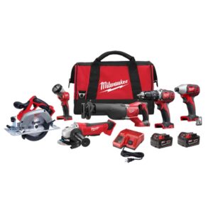 Milwaukee 2696-26 M18 6-Tool Combo Kit