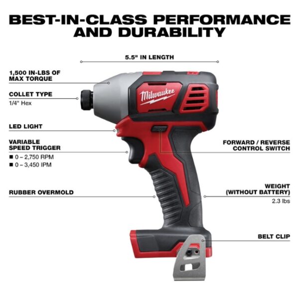 Milwaukee 2696-26 M18 6-Tool Combo Kit (8) Milwaukee 2696-26 M18 6-Tool Combo Kit
