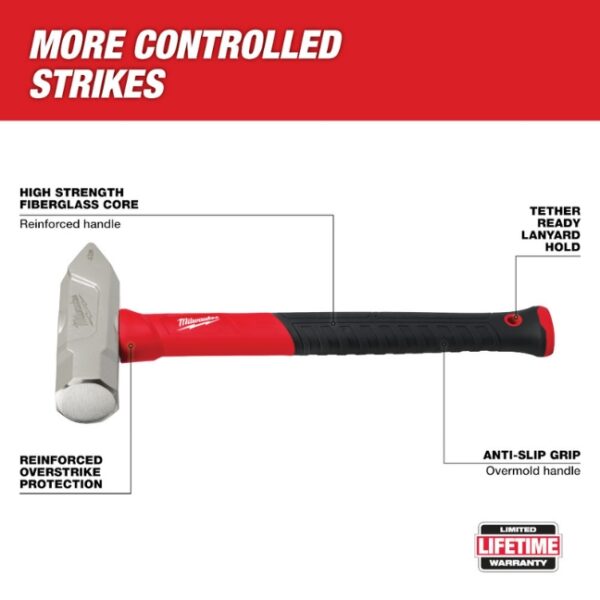 Milwaukee 48-22-9315 4lb Cross Peen Hammer