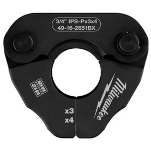 Milwaukee 49-16-2651BX 3/4" IPS-P Pivoting Press Ring for M18 and M12 FORCE LOGIC Press Tools