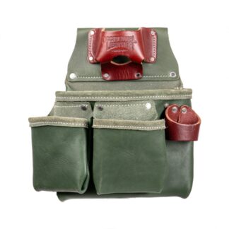 Occidental G5018DB 3 Pouch Tool Bag with Tape Holder - Green