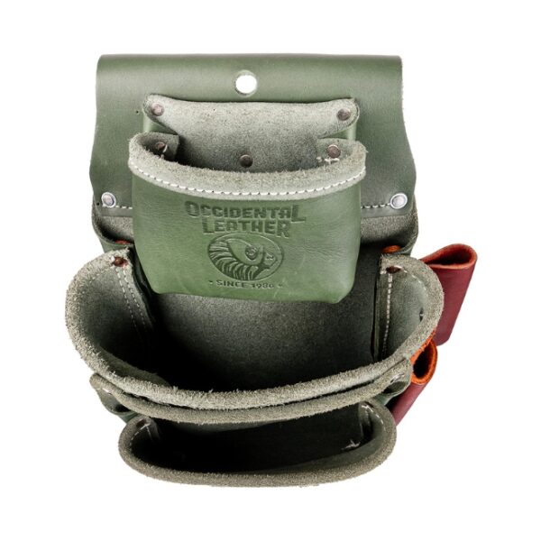 Occidental GB5060 3-Pouch Pro Fastener Bag - Green