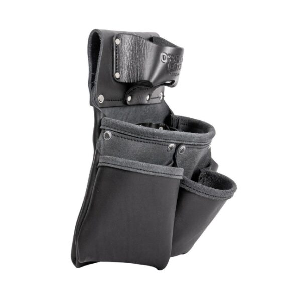 Occidental Leather UB5018DB 3 Pouch Tool Bag with Tape Holder - Ultra Black