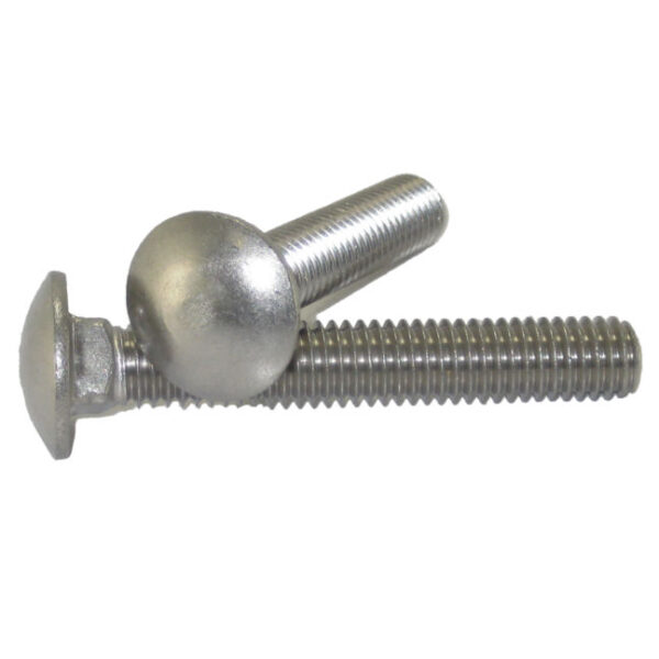 Stainless Steel Carriage Bolts – 1/4-20 X 3-1/2” – 18-8 Grade – Qty 10