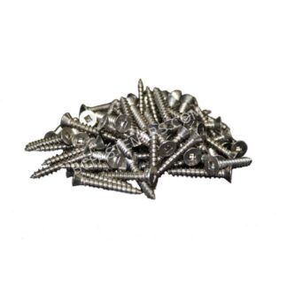 Flat-Head-Wood-Screws-Stainless-Steel