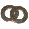 Flat Washer Metric 125A 200HV Hardened Yellow Zinc