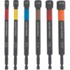 Klein 32930 Magnetic Colour-Coded Power Nut Setters Set 6-Piece