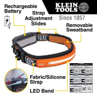 Klein 56308 Widebeam Headlamp with Strap (1)