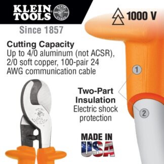 Klein 63050-INS Insulated Cable Cutter