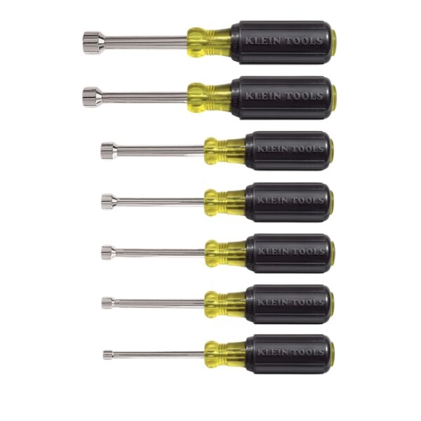 Klein 631 3" Shaft Magnetic Nut Driver Set 7-Piece