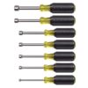 Klein 631M 3" Shaft Magnetic Nut Driver Set 7-Piece