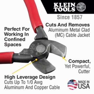 Klein 63215 High-Leverage Compact Cable Cutter (1)