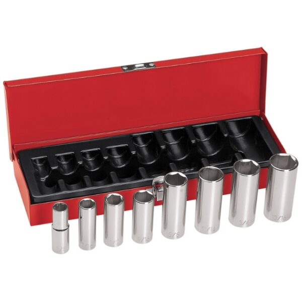 Klein 65502 3/8" Drive Socket Wrench Set 8-Piece