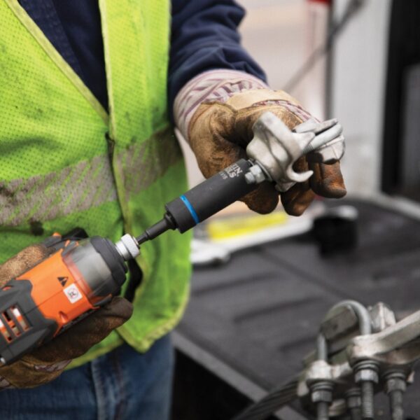 Klein 66001 1/2" Drive 3/4" and 9/16" 12-Point 2-in-1 Impact Socket