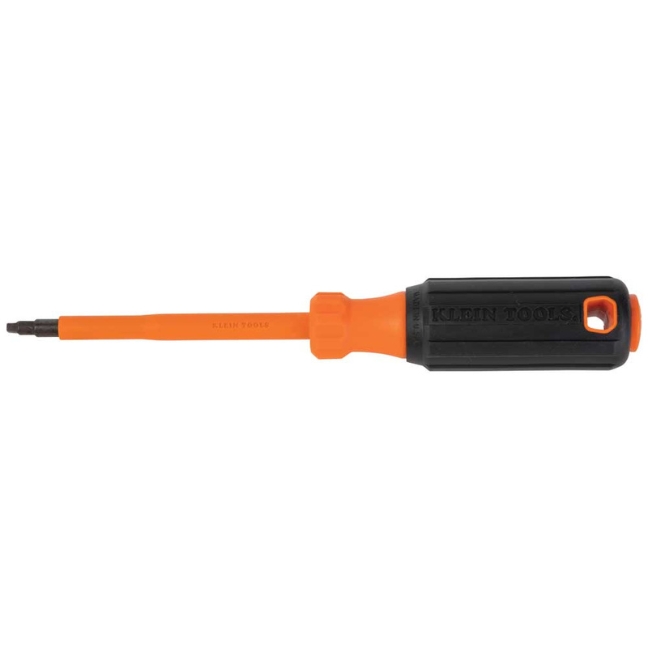 Klein 6844INS #2 Square Drive x 4" Shank Insulated Screwdriver