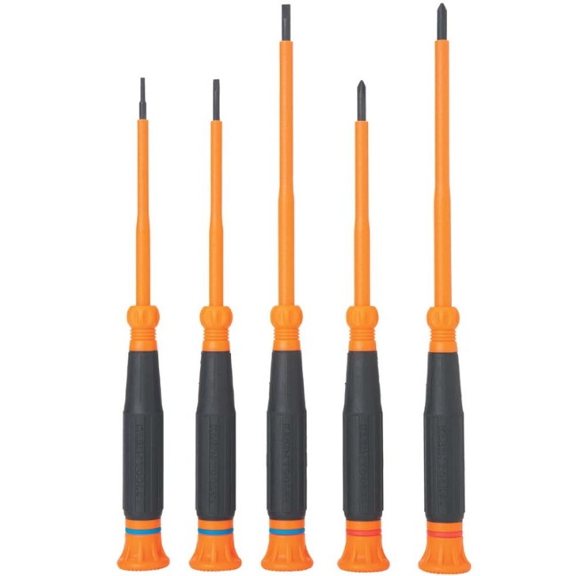 Klein 85615INS Insulated Precision Screwdriver Set 5-Piece 