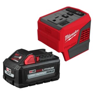 Milwaukee 2846-21HO M18 TOP-OFF 175W Power Supply with M18 REDLITIHIUM HIGH OUPUT XC6.0 Battery Pack