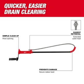 Milwaukee 48-22-5765 3ft Toilet Auger (2)