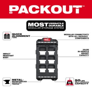 Milwaukee 48-22-8496 PACKOUT Compact Wall Plate