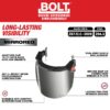 Milwaukee 48-73-1429 BOLT Dual Coat Lens Full Face Shield - Mirror