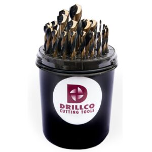 Drillco 350NW29 Nitro Heavy-Duty Mechanic’s Length Drill Bit Set 29-Piece