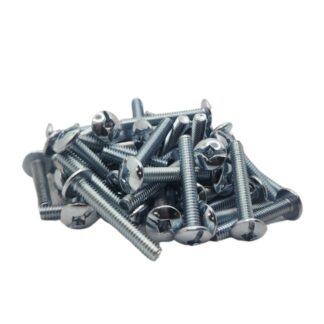 Machine Screw Truss Head Square Drive Zinc Plated 8-32