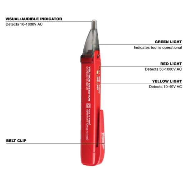 Milwaukee 2208-20 Dual Range Voltage Detector