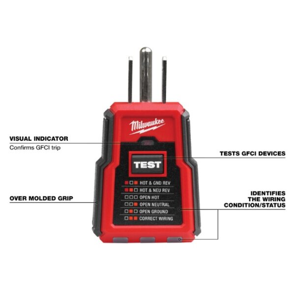 Milwaukee 2223-20 GFCI Receptacle Tester