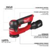 Milwaukee 2535-20 M12 FUEL 3" Random Orbital Detail Sander - Tool Only