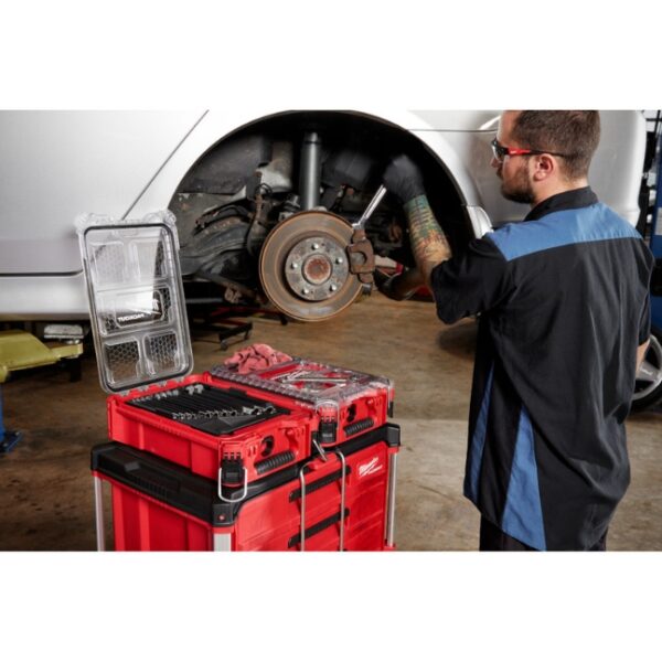 Milwaukee 48-22-9483 Metric Combination Wrench Set with PACKOUT Compact Organizer 15-Piece