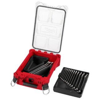 Milwaukee 48-22-9483 Metric Combination Wrench Set with PACKOUT Compact Organizer 15-Piece