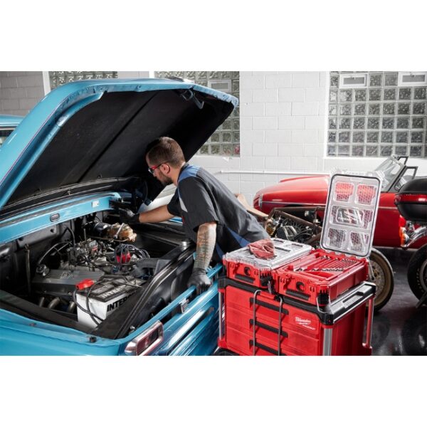 Milwaukee 48-22-9484 SAE Combination Wrench Set with PACKOUT Compact Organizer 15-Piece