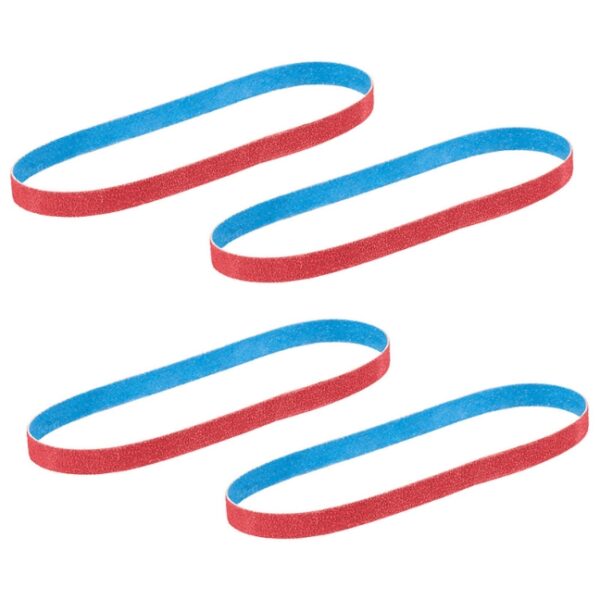 Milwaukee 48-80-7040 38 x 13 40 Grit Bandfile Belts 4-Pack (6) Milwaukee 48-80-7040 3/8" x 13" 40 Grit Bandfile Belts 4-Pack