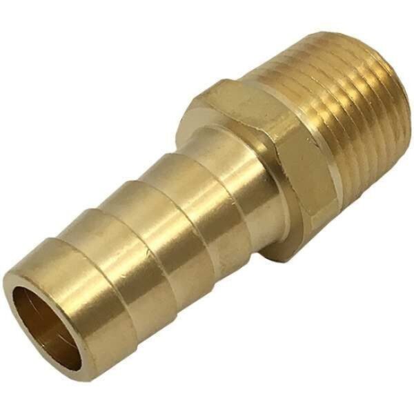 Newline N400-038-038 3/8" Brass Barb x 3/8" NPTM