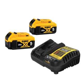 Dewalt DCB205-2C 20V MAX XR 5AH Battery 2-Pack and Charger Combo Kit